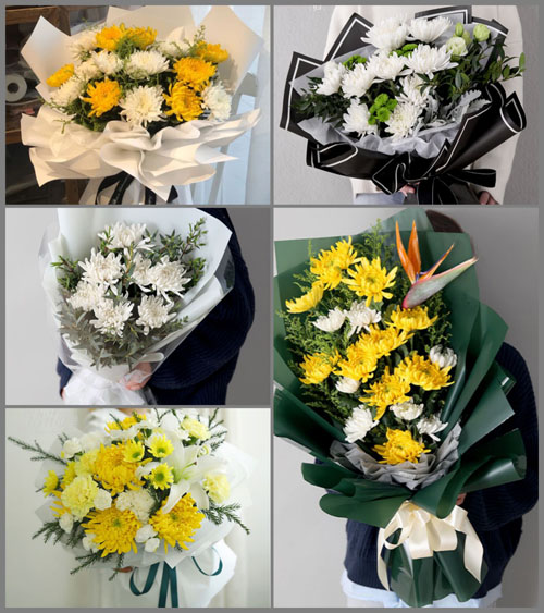 河北张家口涿鹿县河东镇白事花束代送